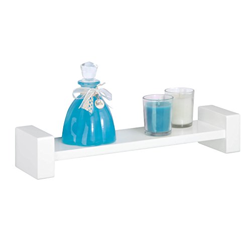 Honeycando White H Shaped Wall Shelf #TOP4