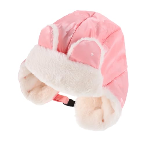 Boys and Girls Hat with Ear Windproof Fleece Lined Trapper Hat for Cold Weather Skiing and Outdoor Activities for Snow Days