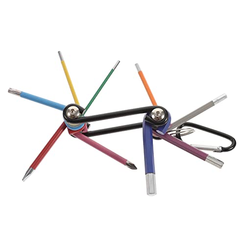 Tofficu Key Assortment Set 9pc Multifunctional Hexagonal Wrench for Bike Furniture Diy