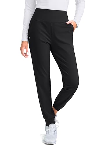 G Gradual Women's Fleece Lined Joggers High Waisted Water Resistant Thermal Hiking Pants Cold...