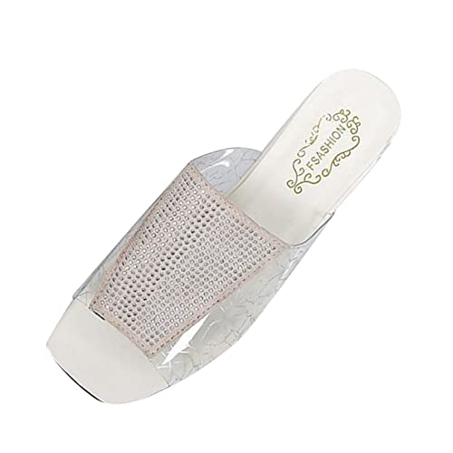 Pantoufle Femme Mode Printemps Été à Talon Confortable Taille 41