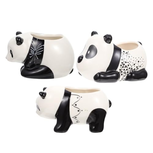 Pots de fleurs résistant et design cartoon amusant lot de 3 - 2