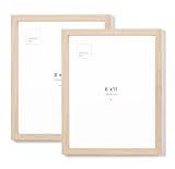 Photo Gallery opposite wall - set di 2 cornici per foto in legno massello di rovere naturale, leggere, versatili e infrangibili, da appendere alla parete e al tavolo, per ufficio, galleria e casa Photo Gallery opposite wall - set di 2 cornici per foto in legno massello di rovere naturale, leggere, versatili e infrangibili, da appendere alla parete e al tavolo, per ufficio, galleria e casa