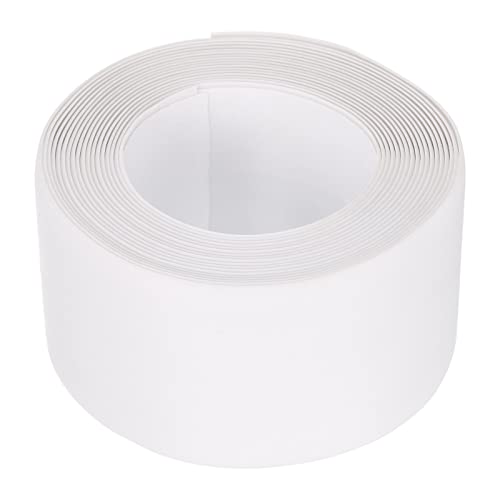 uxcell Waterproof Seal Caulk Strip Tape Self Adhesive 1.5" W x 10.5'L PVC Sealing Tape for Kitchen Bathroom White