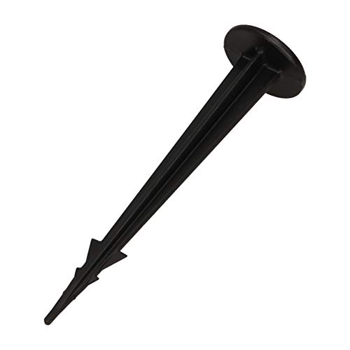 GARDENIX Garten - Erdanker Unkrautvlies, Erdnägel Unkrautvlies, 50 Stück, UV-beständiger Kunststoff, 100mm Länge, Rostfrei, Flacher Kopf für Stabilität und Halt