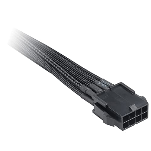 Cabo Extensor 8 pinos (6 + 2 pinos) - Para VGAS de 8 ou 6 Pinos- 40cm - Akasa FLEXA V8 - AK-CBPW09-4