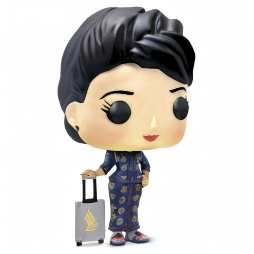 SINGAPORE GIRL フィギュア Amazon.com: Funko Pop! Ad Icons: Singapore Girl with Protector