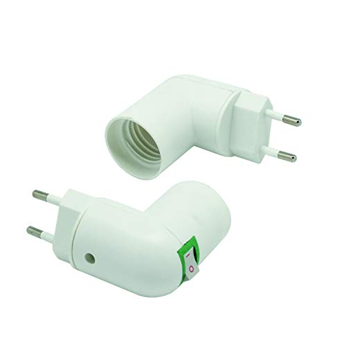 Electraline 70190 - Adattatore portalampada spina