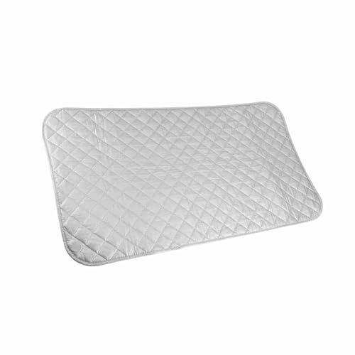 Eujgoov Couverture de Tapis de Repassage Pliable pour L'isolation de la Chaleur et de l'humidité, Tapis de Repassage Magnétique avec Matériau en Coton de qualité Supérieure pour Les