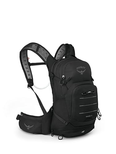 Osprey Raven 14L Women's Mountain Biking Backpack with Hydraulics Reservoir, Black, Extended Fit