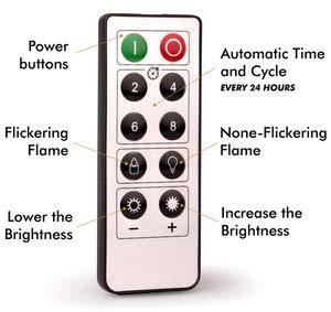Furora LIGHTING LED Flameless Candles with Remote Control, Set of 8, Real Wax Battery Operated Pillars and Votives LED Candles with Flickering Flame and Timer Featured - Ivory