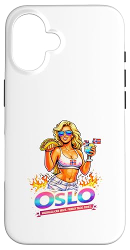 Fredagstaco Viking Design Valhala Can Wait Friday Taco �X�}�z�P�[�X iPhone 16 �p