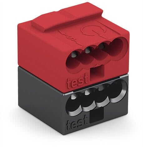 KNX 10 Original EIB Steckverbinder 243-211 - Packung mit 10 Stück - Verbinder für KNX Professional Dauerinstallationen - volle Befestigung ohne Signalverlust - für Großinstallationen