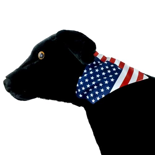 Generic Kats Dog Swag American Flag Dog Bandana. Patriotic Americana Dog Neckwear. Slides Onto A Your Pet'S Existing Collar.  thumb #5