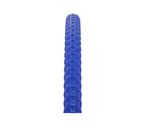 Alta Bicycle Tire Duro 26" X 1.75" Bike Tire Comp 3 Tread, Multiple Colors (Blue/Gum Wall) #TOP2