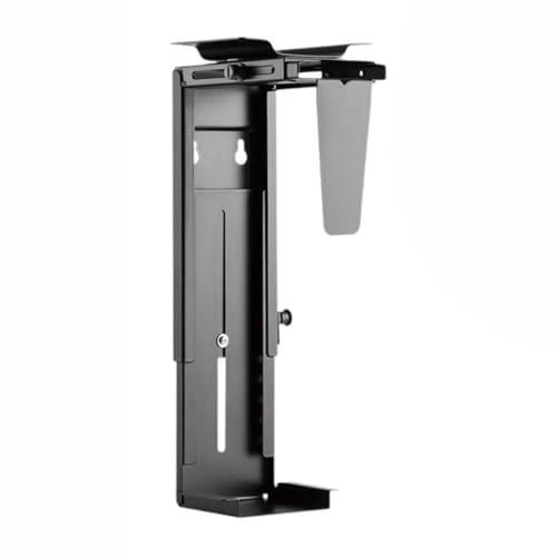 Soporte ajustable para PC de escritorio y pared, soporte estable de acero para torre bajo escritorio que se adapta a la mayoría de cajas de PC