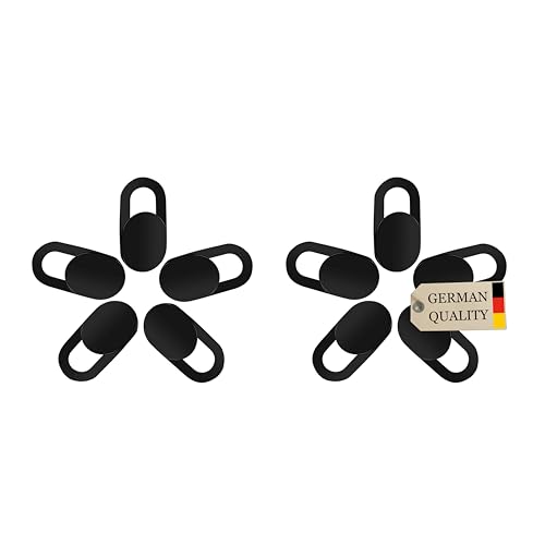 jaramari® 10x Cubierta Webcam Cover Ultra Fina – Tapa Cámara Portátil para Ordenadores, PC, Móviles, Tablets – Protector Cubre Webcam - Accesorio para Tapar la Cámara y Proteger la Privacidad (10)