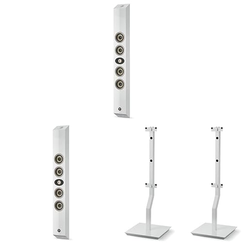 Focal On Wall 302 Series with Stands (White)