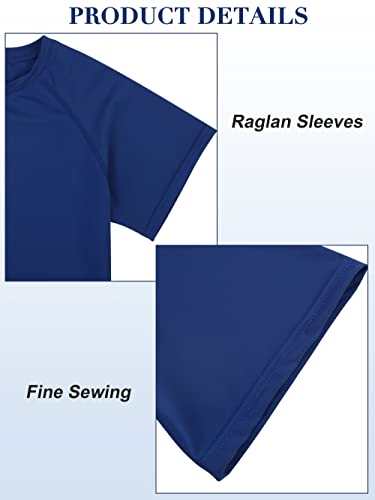 Poroka 5 Pack Boys' Rash Guard Youth Boys Upf 50+ Short Sleeve Swim Shirts Teenage Boy Quick-Dry Water Surf Swim Shirt #TOP2