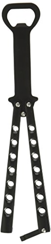 Wartech YC-S-3653-BK Butterfly Style Bottle Opener, 8.25