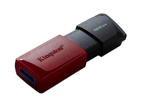 Kingston DataTraveler Exodia M Memoria flash USB 3.2 Gen 1 DTXM/128GB - with Moving Cap (Negro + Rojo)