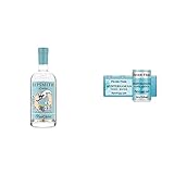 Sipsmith Free Glider Non Alcohol Spirit, 70cl & Fever-Tree Refreshingly Light Mediterranean Tonic Water 8 x 150ml (Pack of 3, Total 24 cans)