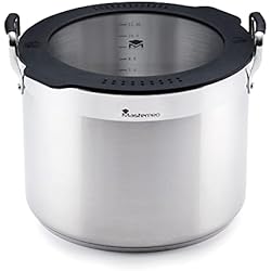 Cacerolas Masterpro MasterPRO Smart | Cacerola de Cocina de 28 cm | con Triple Capa de Acero Inoxidable y Aluminio Forjado | con Asas Ergonómicas | Cazuela de Cocina | para Todo Tipo de Cocinas