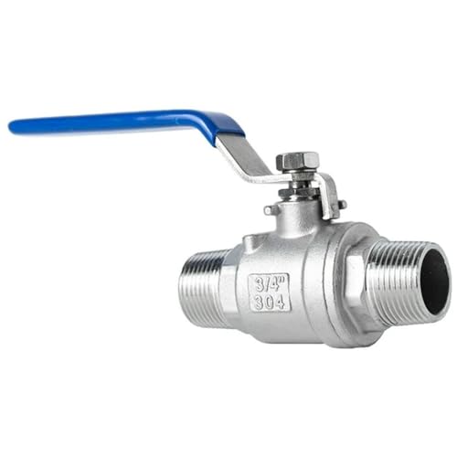 Válvula de bola de acero inoxidable de 1 pulgada DN25 con interruptor de agua de rosca externa 2
