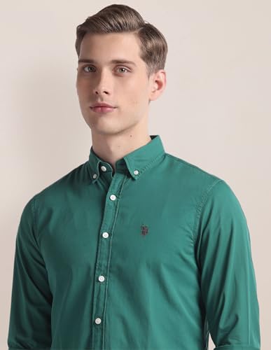 Image of U.S. Polo ASSN. Men's Cotton Regular Fit Shirt