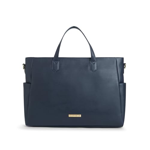 Image of Caprese Bow 15.6 Inch Large Laptop Bag for Women with Adjustable & Detachable Straps | Stylish, Durable, and Spacious with Multiple Compartments for Work, Travel, and Everyday Use