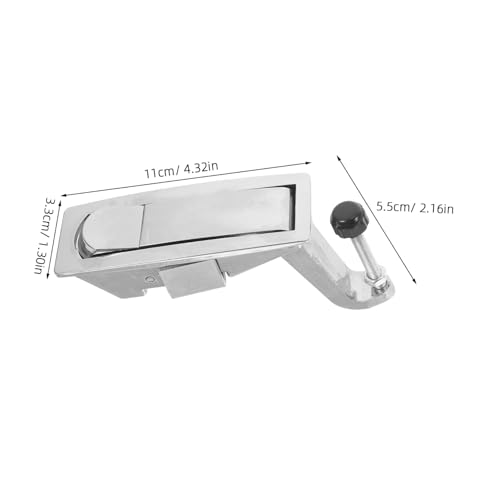 Manilla de bolsillo para puertas y tirador de borde SHINEOFI para clósets de distribución seguros con fácil instalación y diseño amigable para puertas de control eléctrico miniatura 2