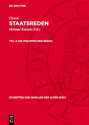 Die philippischen Reden (Schriften und Quellen der alten Welt, 28) (German Edition)