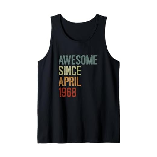 Impresionante desde abril de 1968, regalo de cumpleaños divertido retro Camiseta sin Mangas