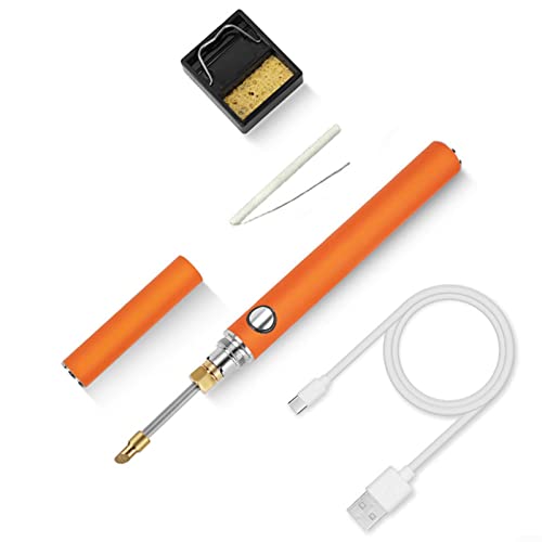 Kit de pistola para soldar batería de iones de litio soldador USB tipo C pluma de pistola para soldar 1100A, cabeza de herradura