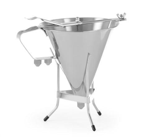 HENDI Fondanttrichter, mit drei verschiedenen Düsen, Griff aus...