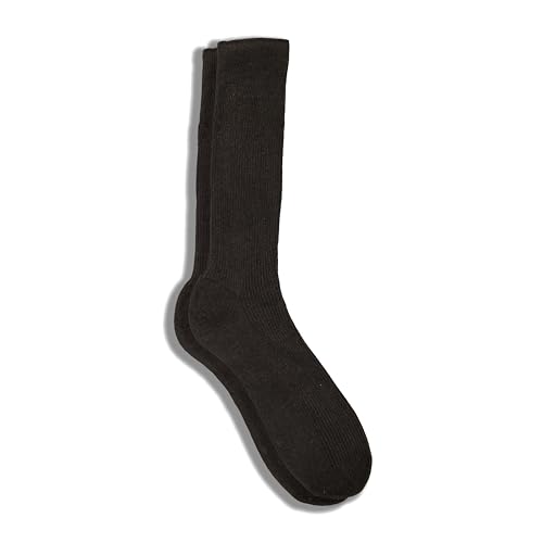 Doctor Recommend Men's Non-elastic Diabetic Crew Socks - 5 Pair Pack