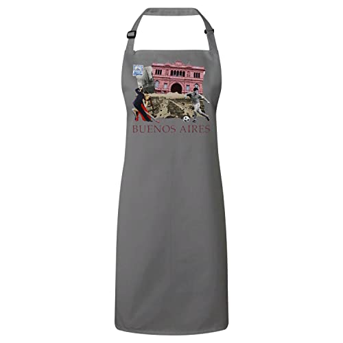 Tablier cuisine gris pour cuisiner comme à Buenos Aires