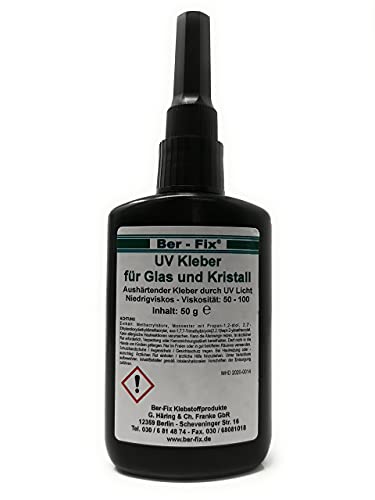 Ber-Fix UV-Kleber Gel 50g para vidrio y cristal
