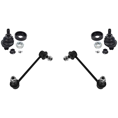 Image of Detroit Axle - 14pc Front End Kit for 07-10 Ford Fusion, 07-09 Lincoln MKZ Mercury Milan, Lower Control Arms Tie Rods Upper Ball Joints Front and Rear Sway Bars 2007 2008 2009 Replacement