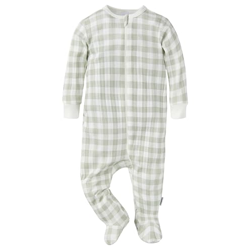Image of Gerber baby-girls Baby Unisex 2-pack 2-way Zip Textured Sleep 'N Play