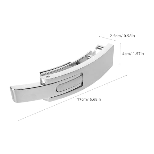 Boucle à levier en aluminium argenté pour accessoire de levage