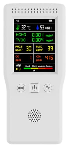 GoufuGui C C @\Cio 9In1 Cio PM2.5 PM10 HCHO TVOC CO CO2 xxj^[ aqi }`eX^[ C LCD fBXvCxȌoAZT