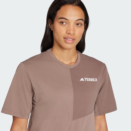 Adidas Femme Terrex Multi Climacool T-Shirt, Trace Brown/Earth Strata, S