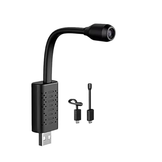 pelupa wi-fi flexible neck wireless security camera 1080p | live view monitoring | indoor & outdoor home office surveillance | motion detection | adjustable flexible neck for perfect angle