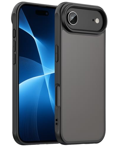 Image of YelllowInc Case Cover for iPhone 17 air (Frosted Black, iPhone 17 Air)