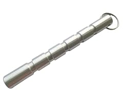 Kubotan aluminio israelí defensa táctica bolígrafo llavero Krav Maga (Plato)