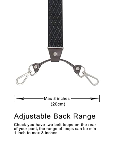 Image of Men's Suspenders with Swivel Hooks and Adjustable Braces, Suitable for Heavy Duty, Big and Tall