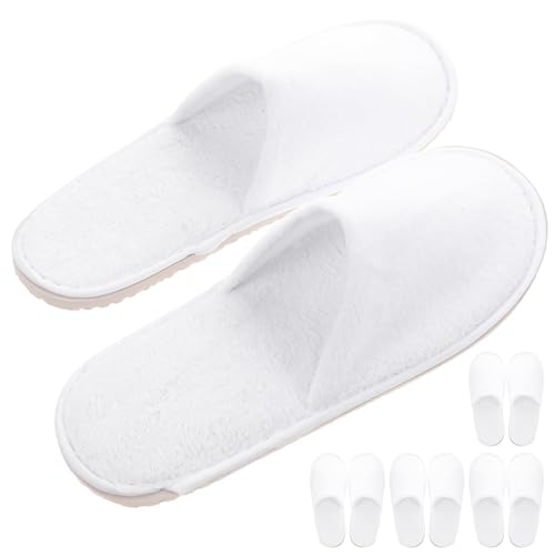 AUTSUPPL 5 Zapatillas Desechables Antideslizantes Hotel Unisex Cómodas para Spa y Pedicura Hogar y