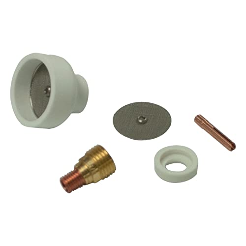 Weldtec Champagne Nozzle II Super Size Tig Nozzle Kit 1/16