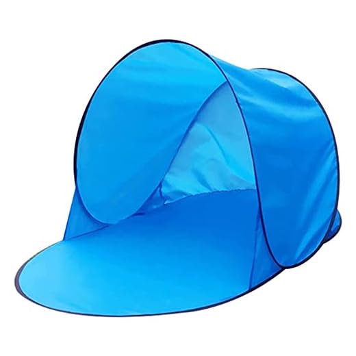 Jojomino de plage, de plage, abri de plage, auvent de plage, cabane, tentes de plage pour une personne, bleu